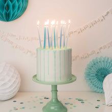 Load image into Gallery viewer, Blue Party Candles