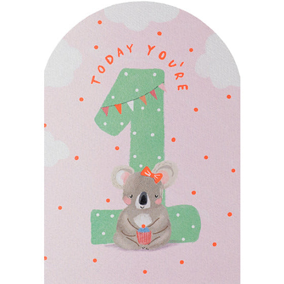 Age 1 Koala Card