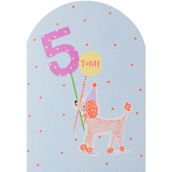 5 Today Dog Card