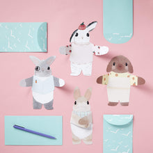 Load image into Gallery viewer, Snuggle Bunnies Notecard Set