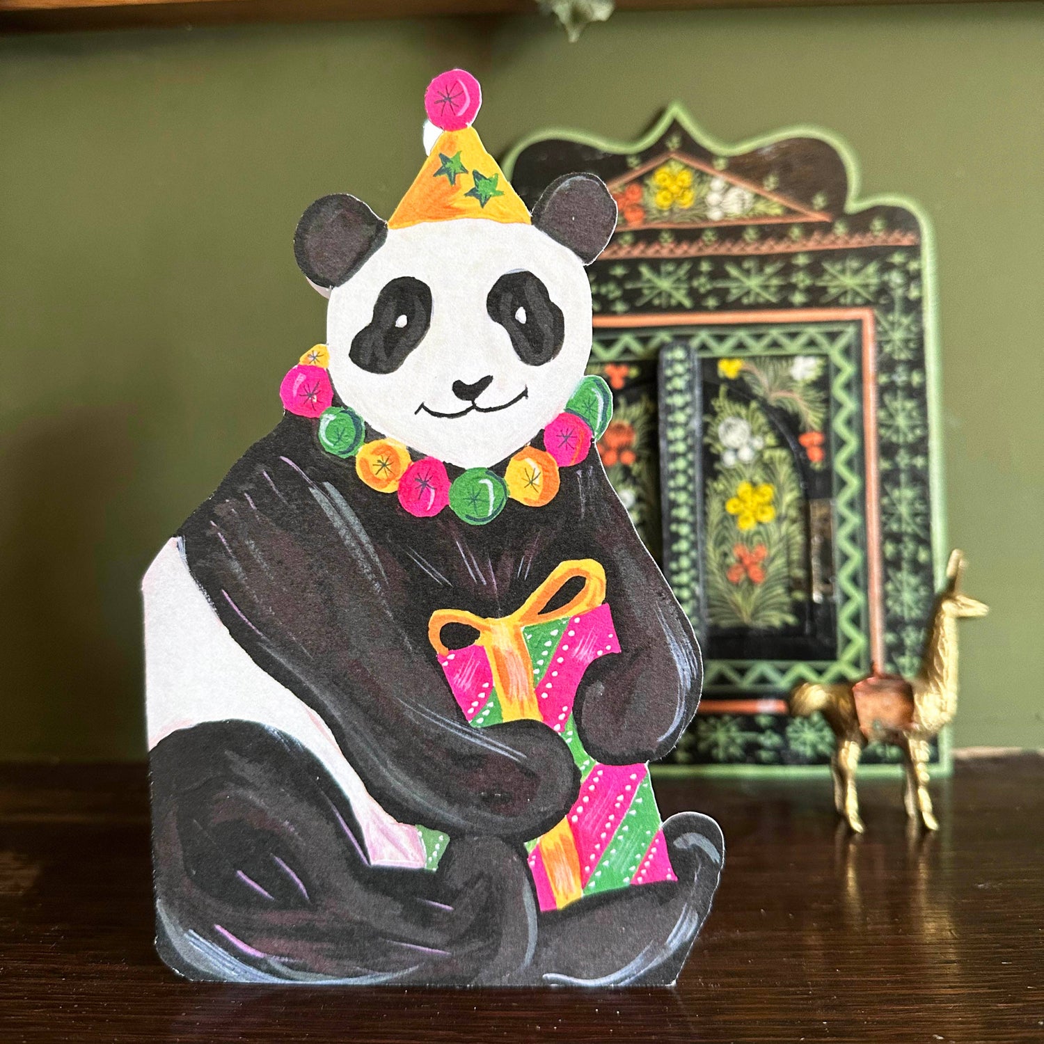 Party Panda Greetings Card