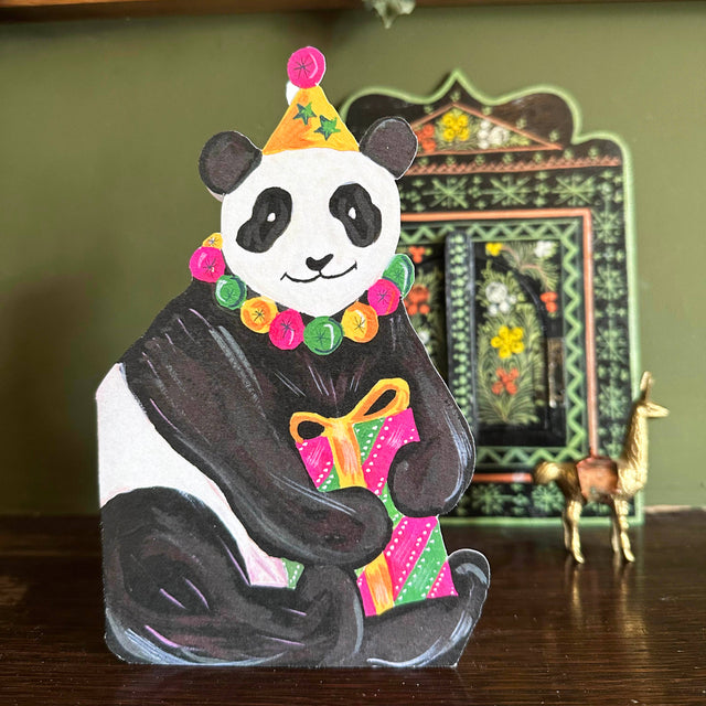Party Panda Greetings Card