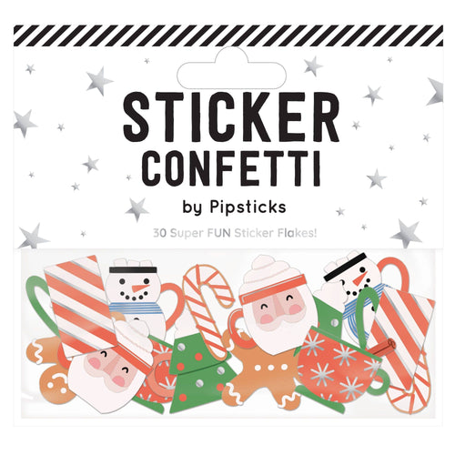 Merry Mugs Sticker Confetti