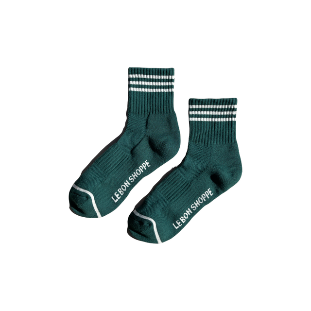 Girlfriend Socks - Hunter Green