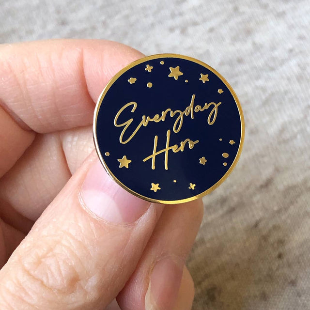 Everyday Hero Enamel Pin Badge