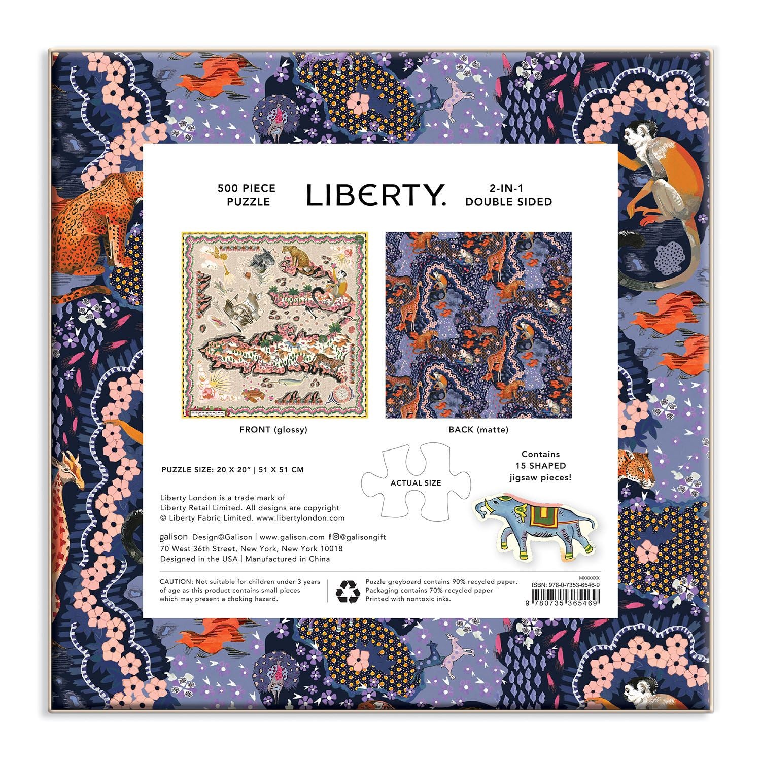 Liberty London Maxine 500 Piece Jigsaw Puzzle