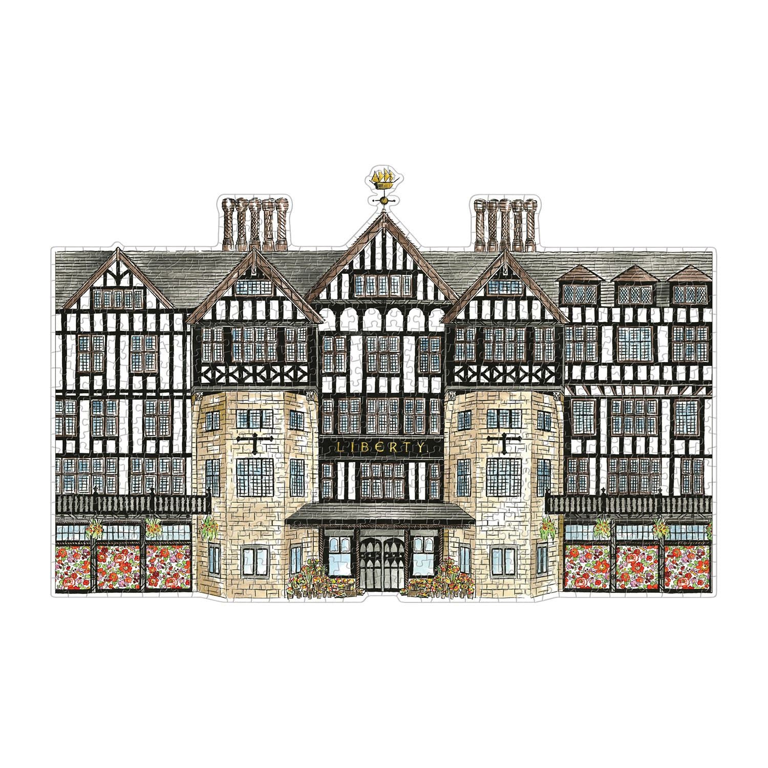 Liberty London Tudor Building 750 Piece Puzzle
