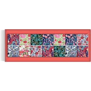 Liberty Floral Wood Domino Set