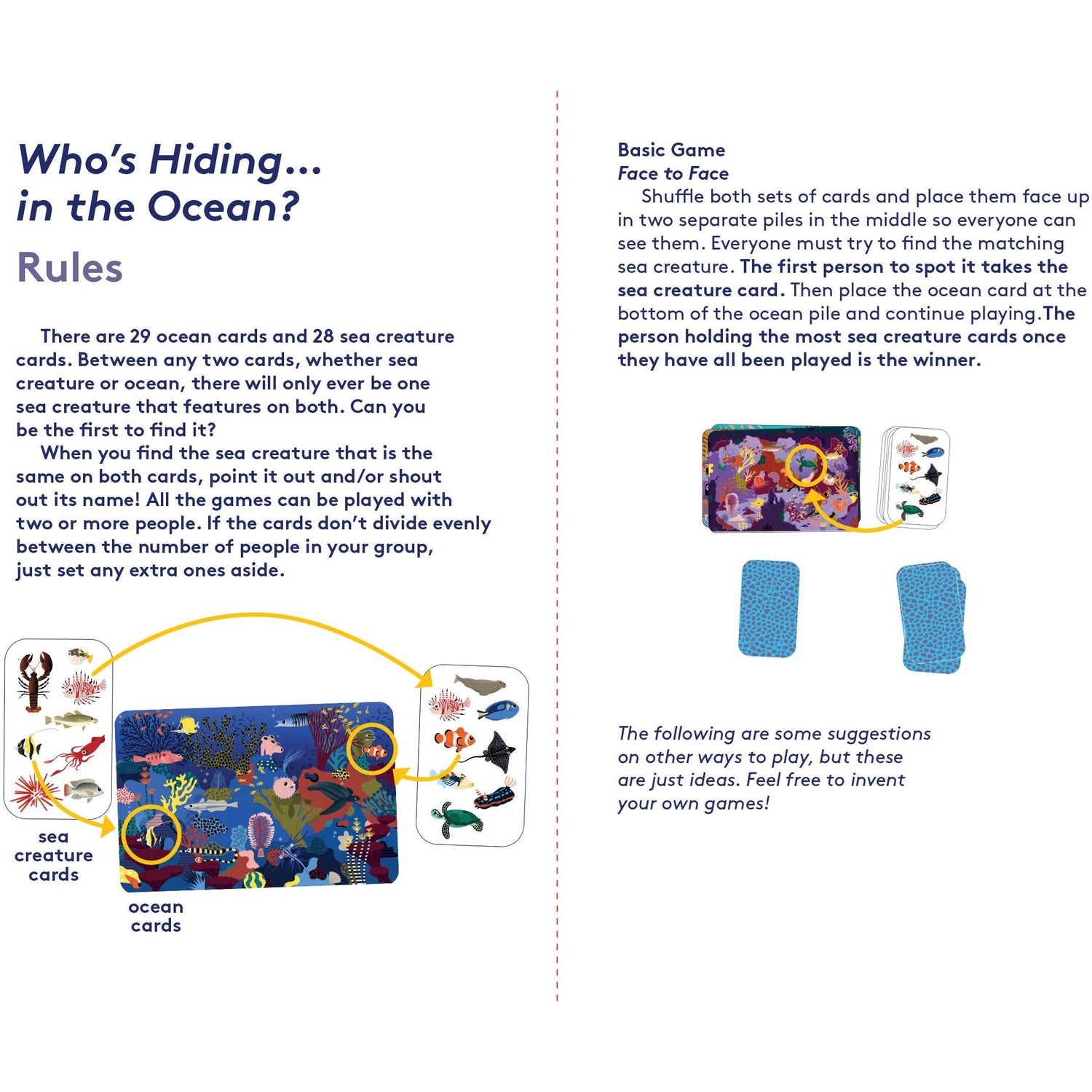 Who's Hiding in the Ocean? Game