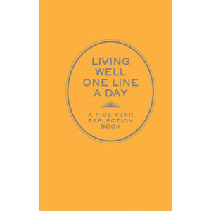 One Line a Day - Living Well Yellow