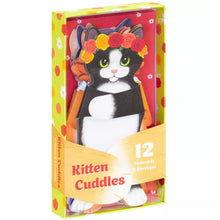 Load image into Gallery viewer, Kitten Cuddles Notecard Set