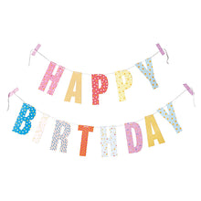 Load image into Gallery viewer, Happy Birthday Bright Garland