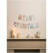Load image into Gallery viewer, Iridescent Merry Christmas Garland