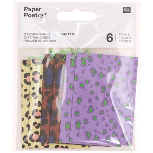 Set of Leopard Print Gift Tags
