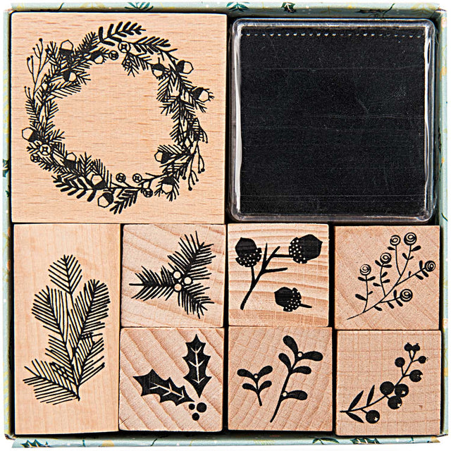 Christmas Foliage Stamp Set