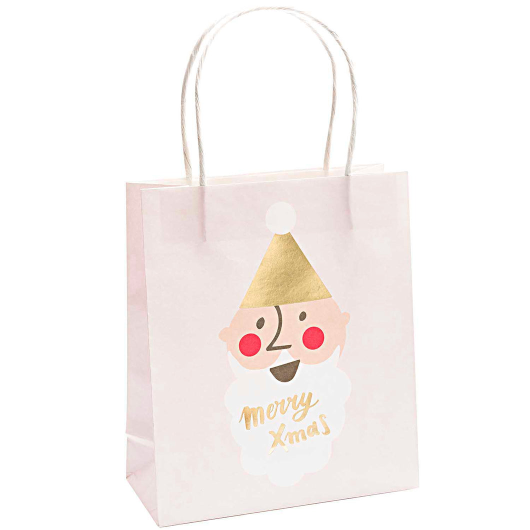 Medium Pink Santa Gift Bag