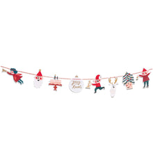 Load image into Gallery viewer, Red Jolly Christmas Garland