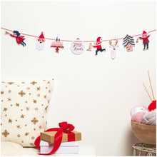 Load image into Gallery viewer, Red Jolly Christmas Garland