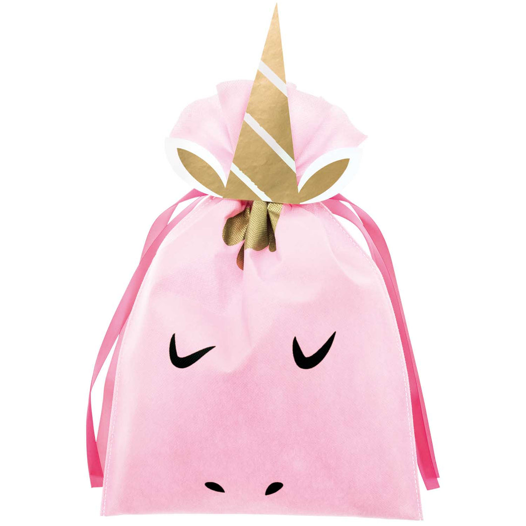 Small Fabric Unicorn Gift Bag