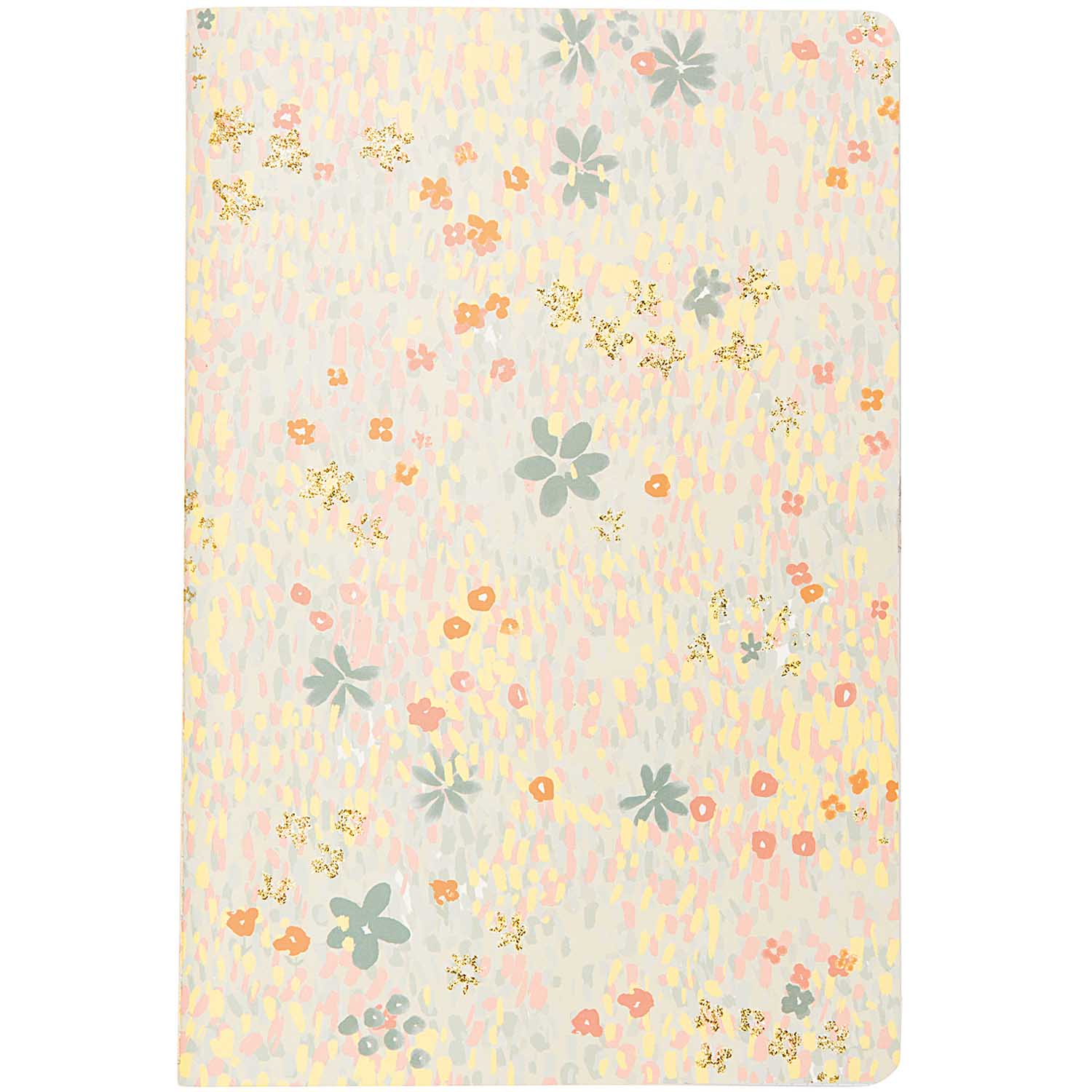 Set of 2 A5 Floral Mix And Polka Dot Notebooks