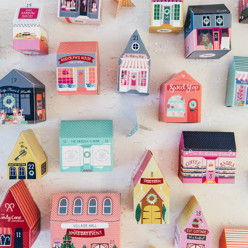 Christmas Village Advent Calender - DIY Crafty Project