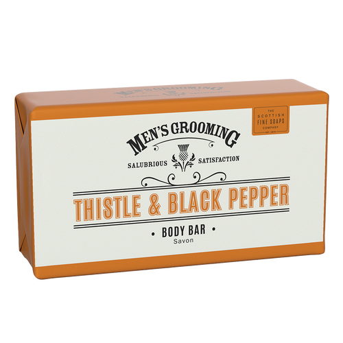 Thistle And Black Pepper Wrapped Body Bar