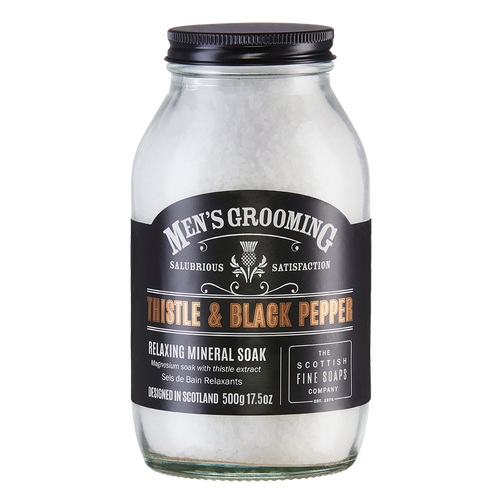 Thistle And Black Pepper Relaxing Mineral Bath Salts
