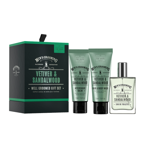 Vetiver And Sandalwood Well Groomed Set