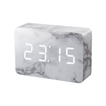 Load image into Gallery viewer, Brick Marble Click Clock