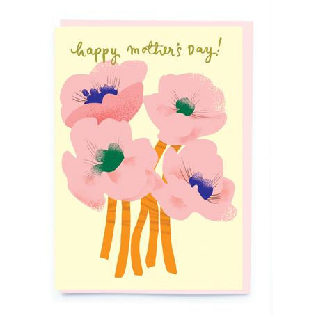Happy Mother's Day Anemone Card