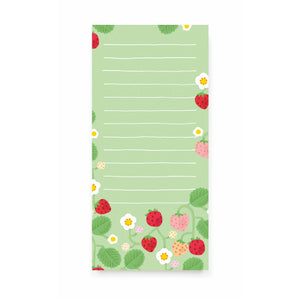 Strawberries Magnetic List Pad