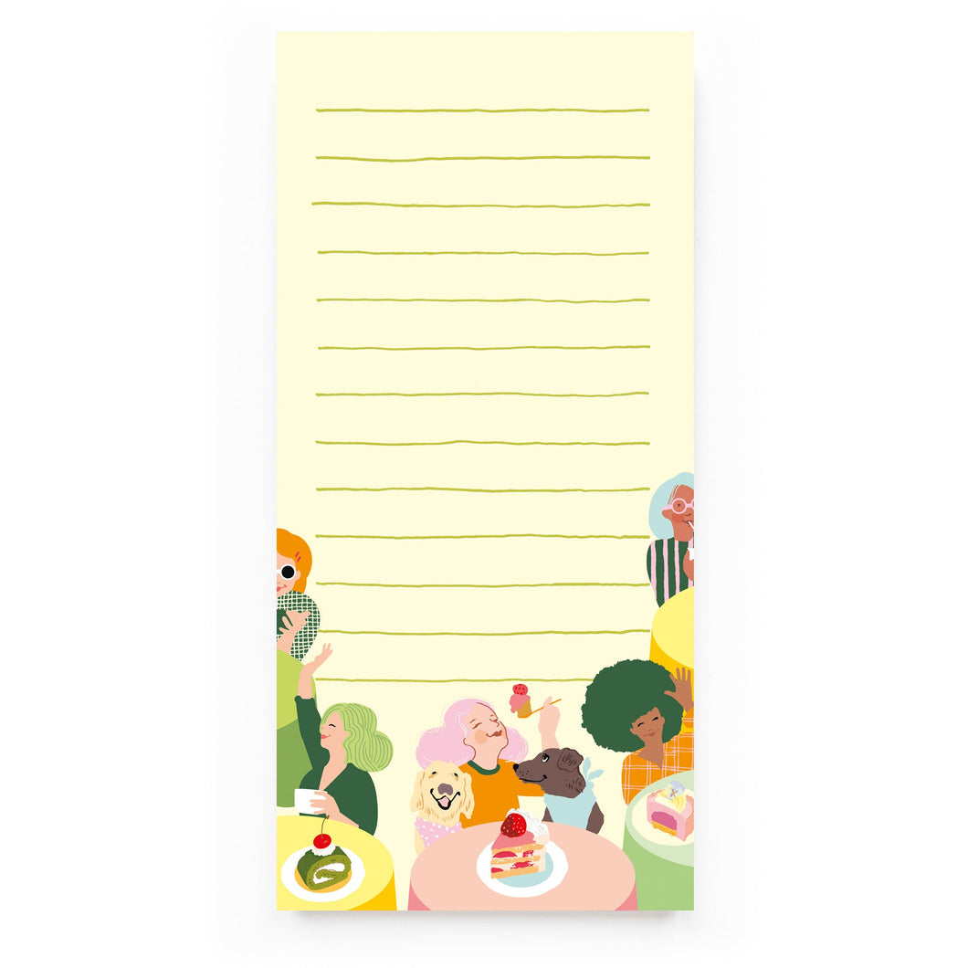 Dogs Cafe Magnetic List Pad