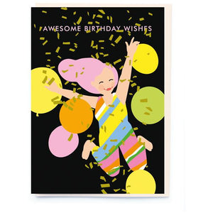 Awesome Birthday Wishes Card