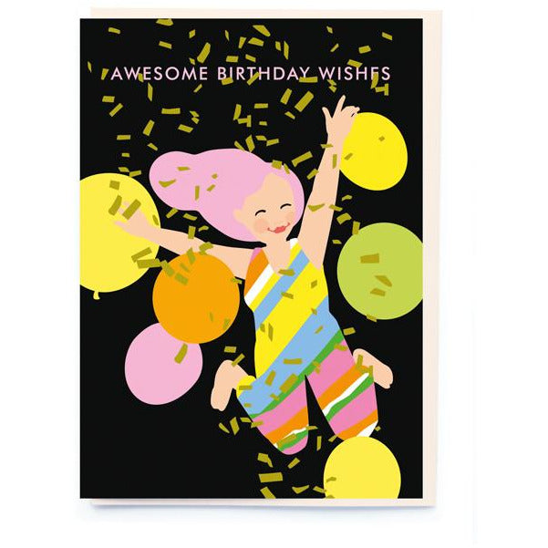 Awesome Birthday Wishes Card