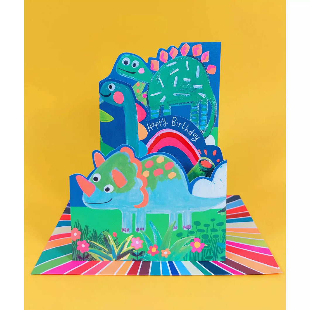 Pop Out Dinosaur Birthday Card