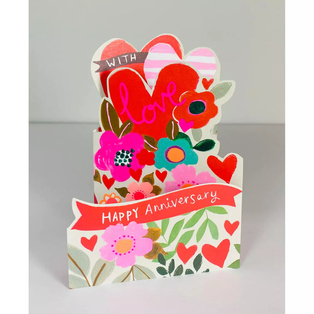 Pop Out Anniversary Card