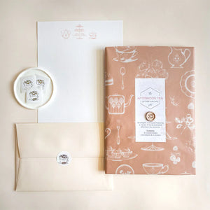 Afternoon Tea Letter Writing Set