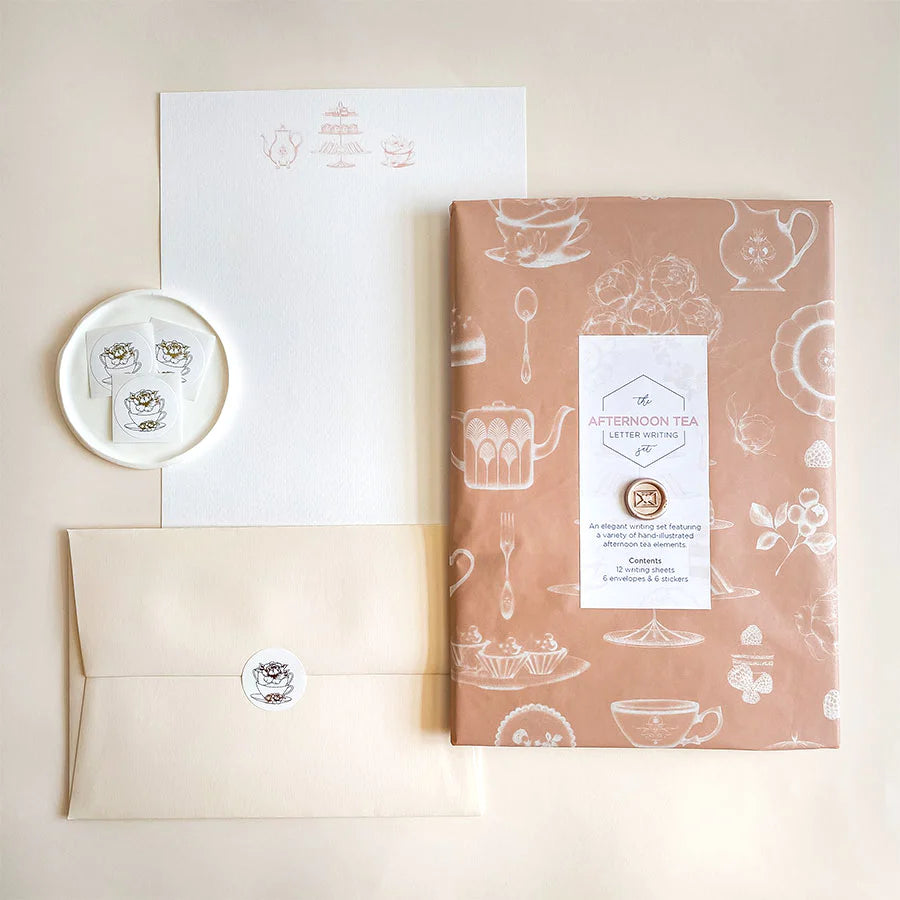 Afternoon Tea Letter Writing Set