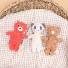 Load image into Gallery viewer, Boucle Fur Cute Bears Rattle Set