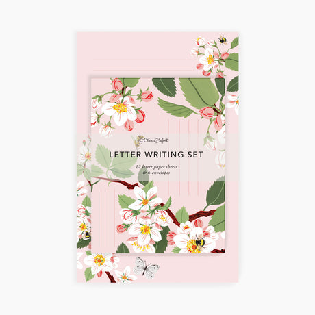 Apple Blossom Letter Writing Set