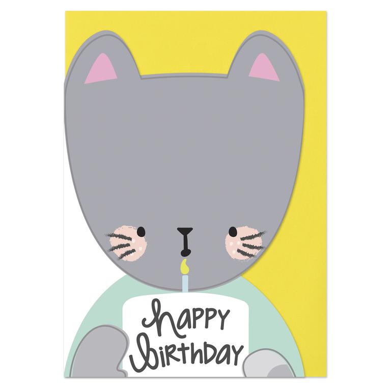 Birthday Cat Card