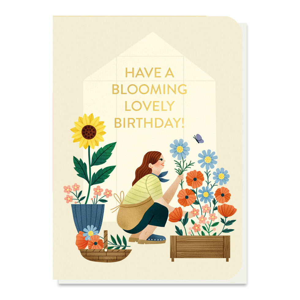 Blooming Lovely Seed Stick Birthday Card