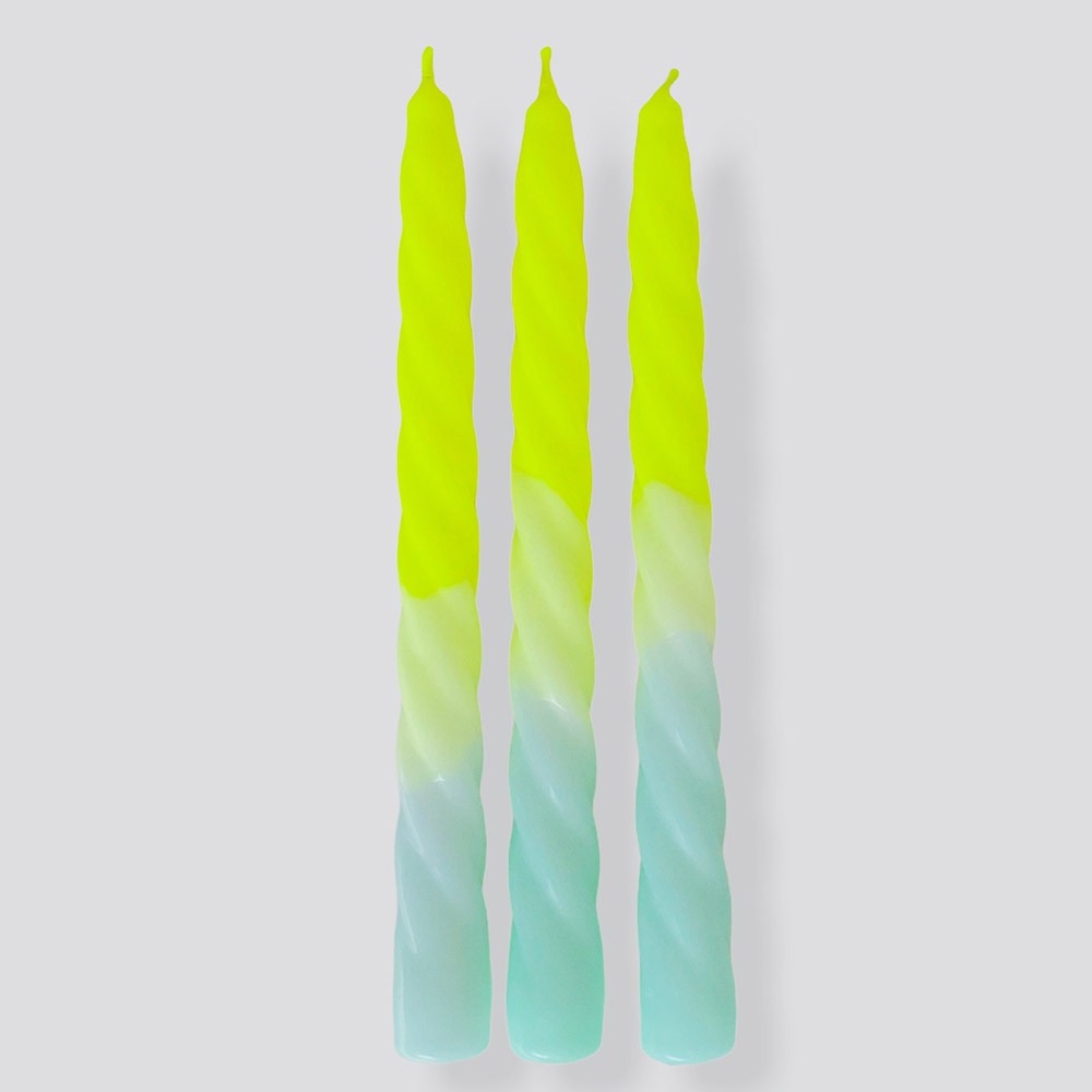 Banana Shades Dip Dye Candles
