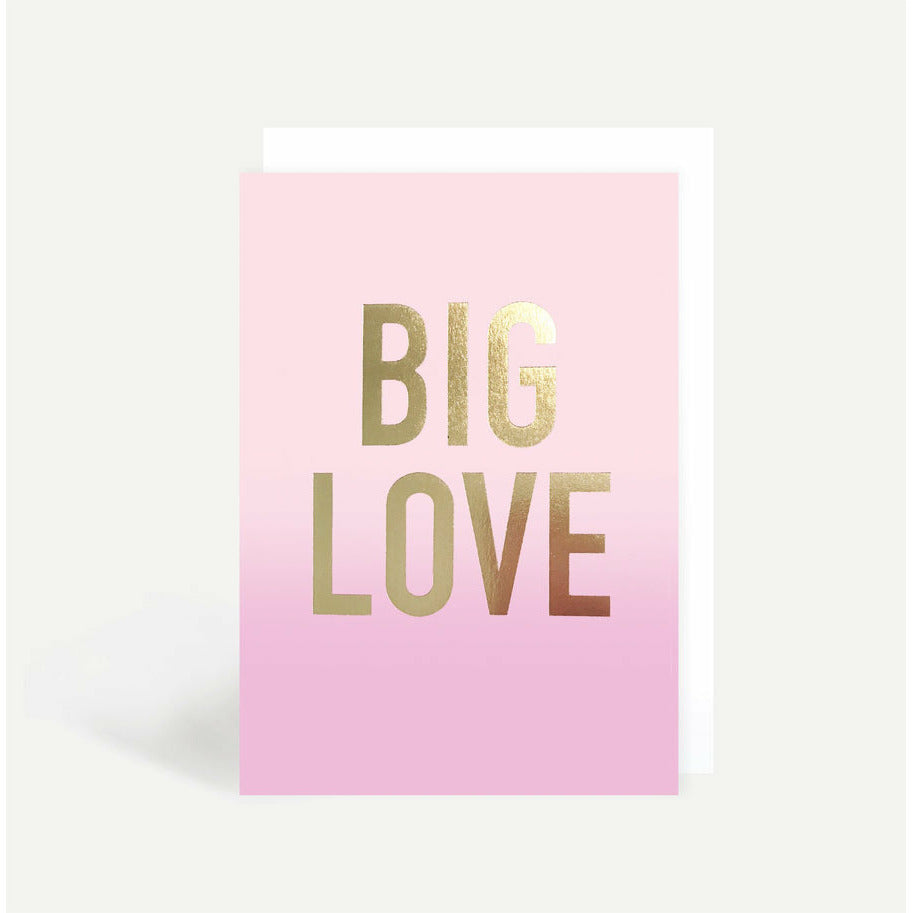 Big Love Pink Card
