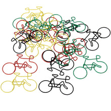 Load image into Gallery viewer, Bicycle Shaped Paper Clips