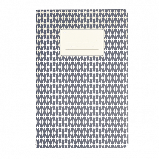 Blue Abstract A5 Notebook