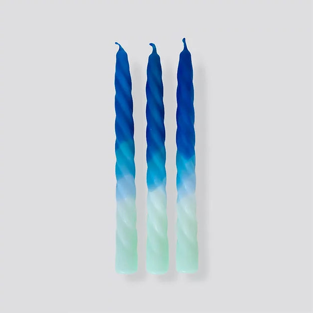 Blueberry Shades Dip Dye Candles