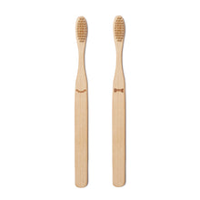 Load image into Gallery viewer, His And Her Bamboo Toothbrush Set