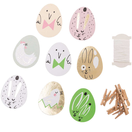 Bunny And Eggs Garland