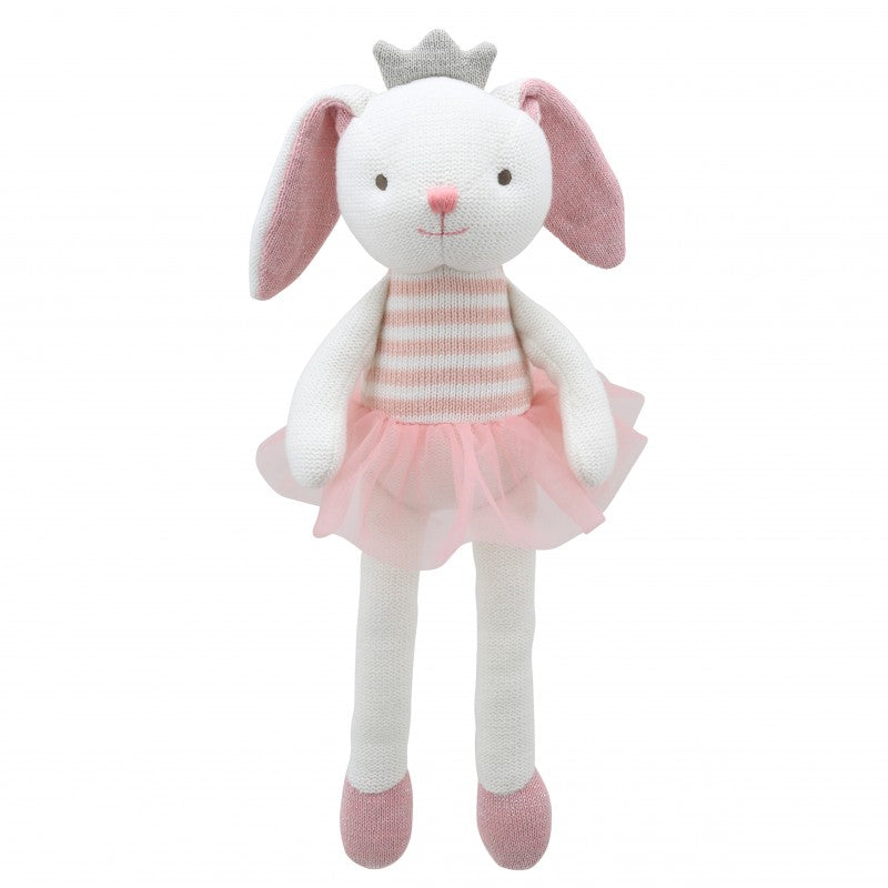 Knitted Girl Bunny Soft Toy